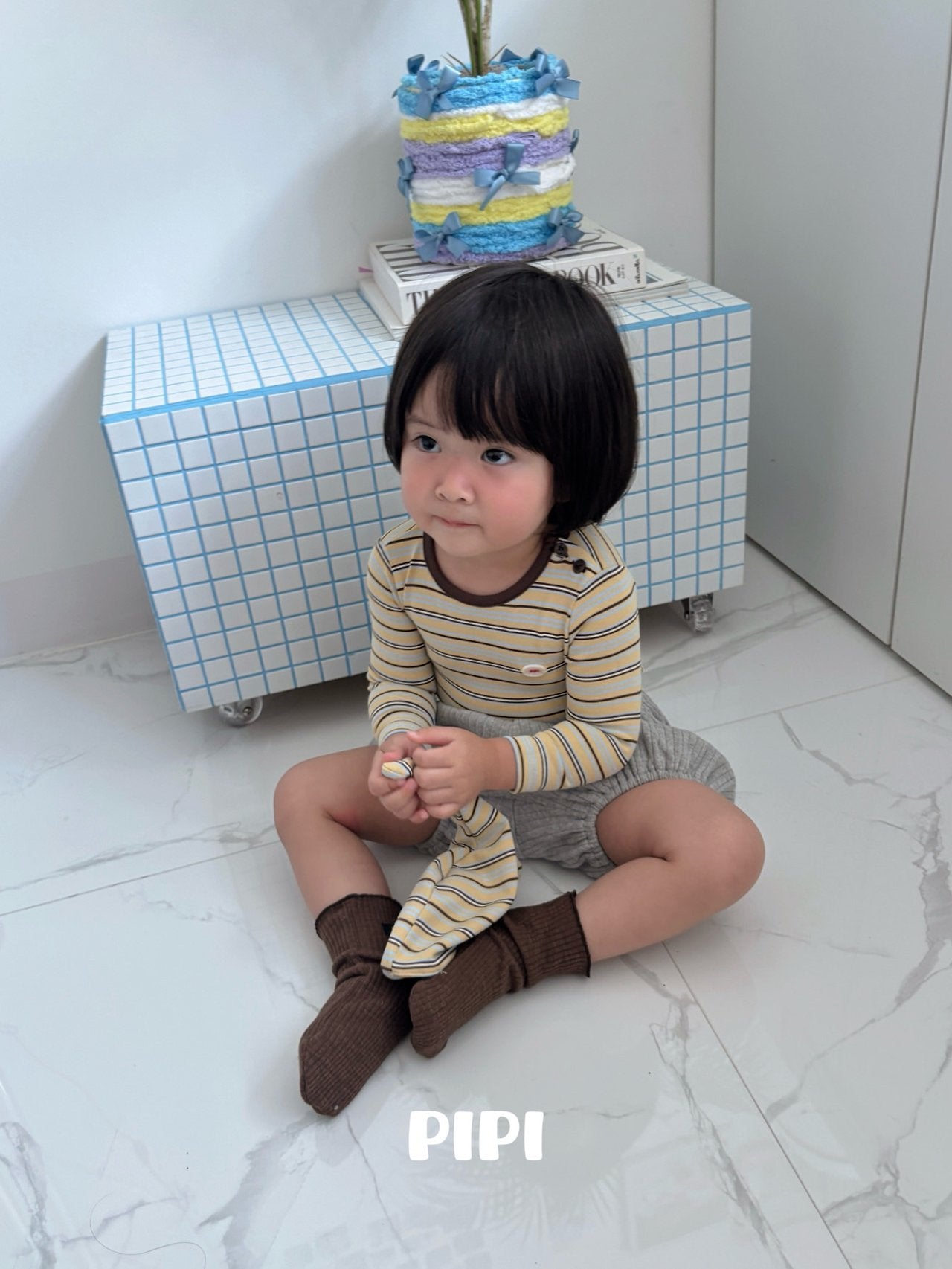 ［pipi］Knit pumpkin pants