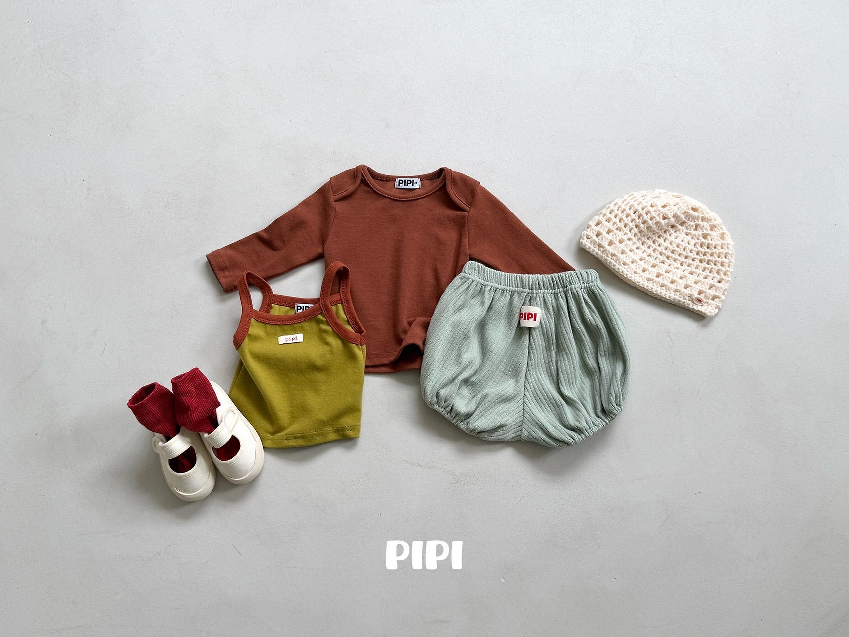 ［pipi］Pipi rib socks