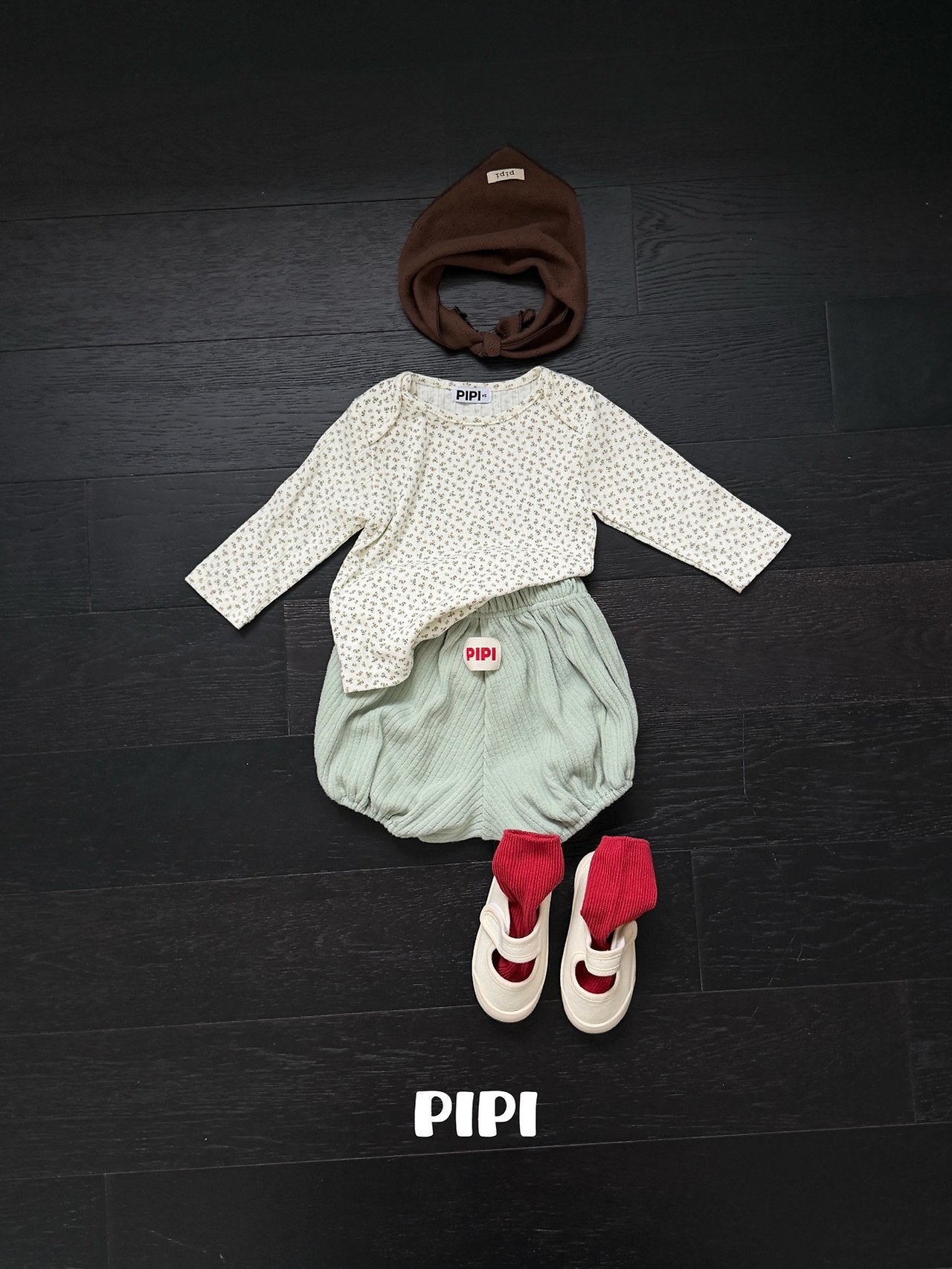 ［pipi］Flower tee