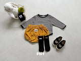 ［pipi］Stripe round tee
