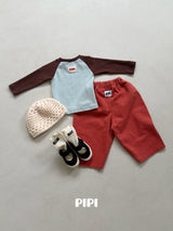 ［pipi］Raglan contrast tops