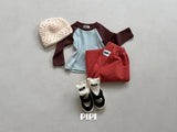 ［pipi］Raglan contrast tops
