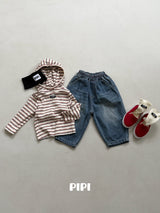 ［pipi］Haribo stripe hoodie