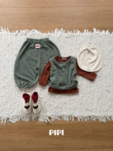 ［pipi］Soft stripe pants