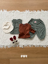 ［pipi］Soft stripe pants