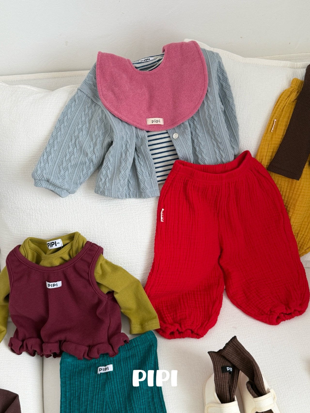 ［pipi］Candy jogger pants