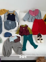 ［pipi］Color frill sleeveless tops