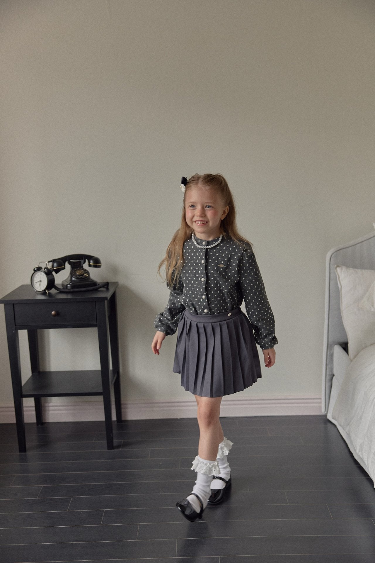 ［berry berry］School look pleats skirt