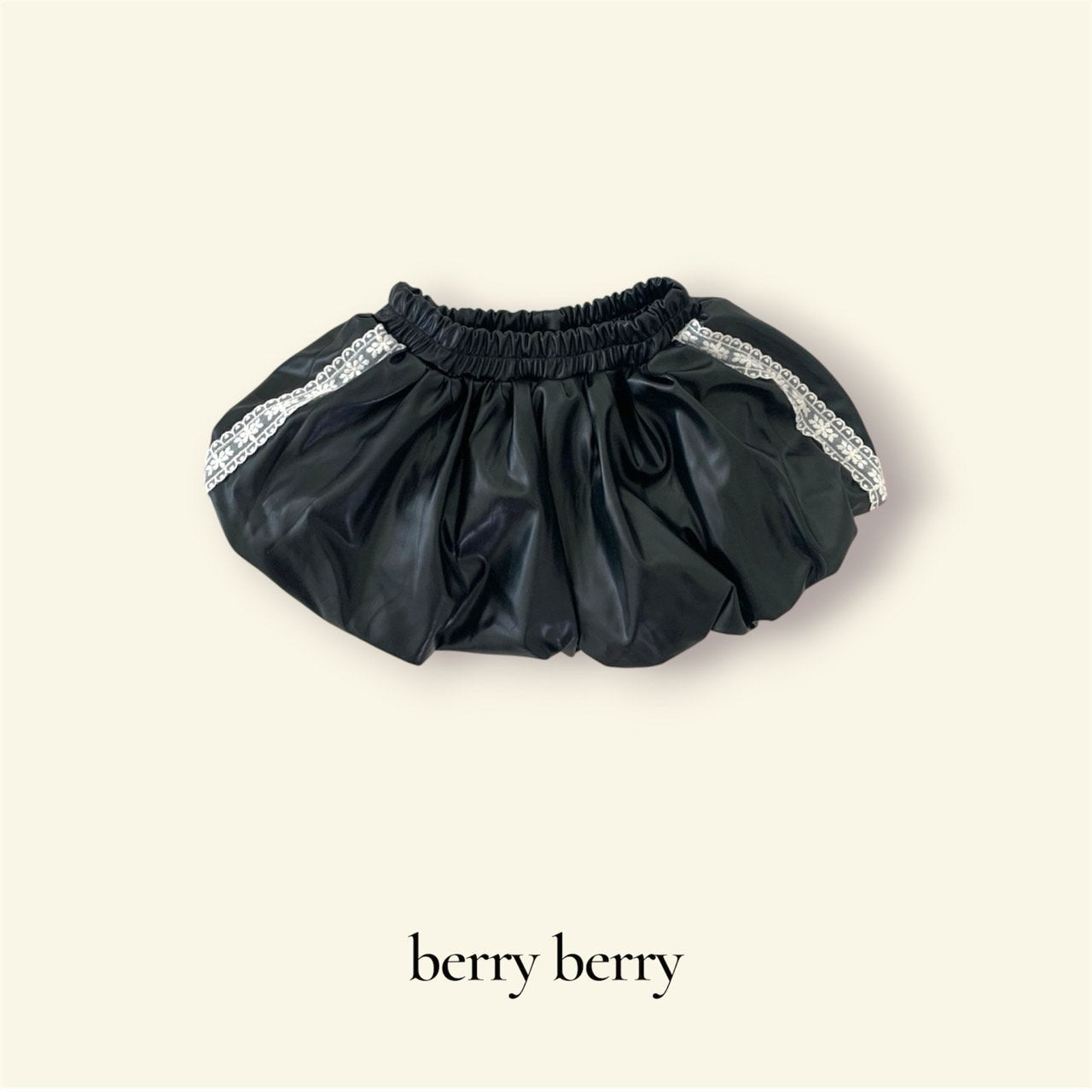 ［berry berry］Leather balloon skirt