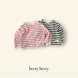 ［berry berry］Stripe mtm tee