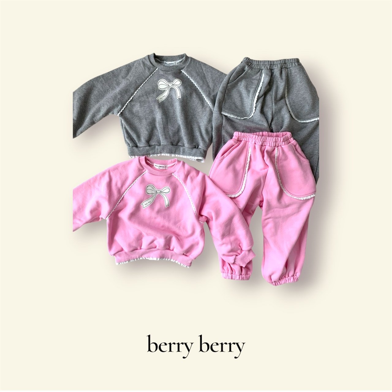 ［berry berry］Ribbon lace set up
