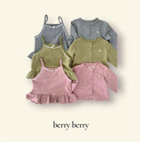 ［berry berry］ Kuku camisole & cardigan set
