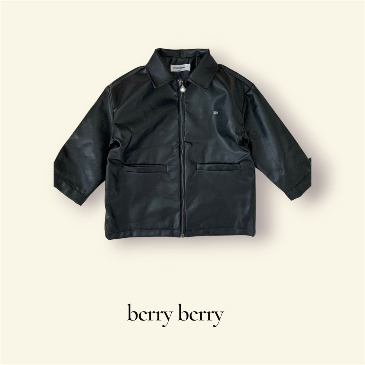 ［berry berry］ Mamon leather jacket