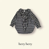 ［berry berry］ Cantabile check blouse