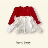 ［berry berry］Puff frill cardigan