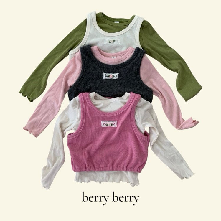 ［berry berry］Kuku layered tee