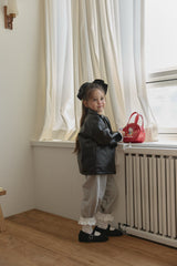 ［berry berry］ Mamon leather jacket