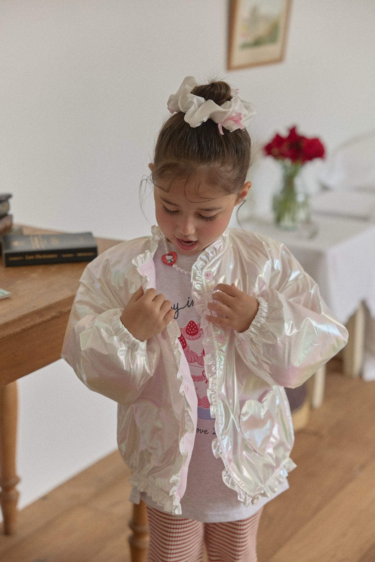 ［berry berry］Aurora ribbon jacket
