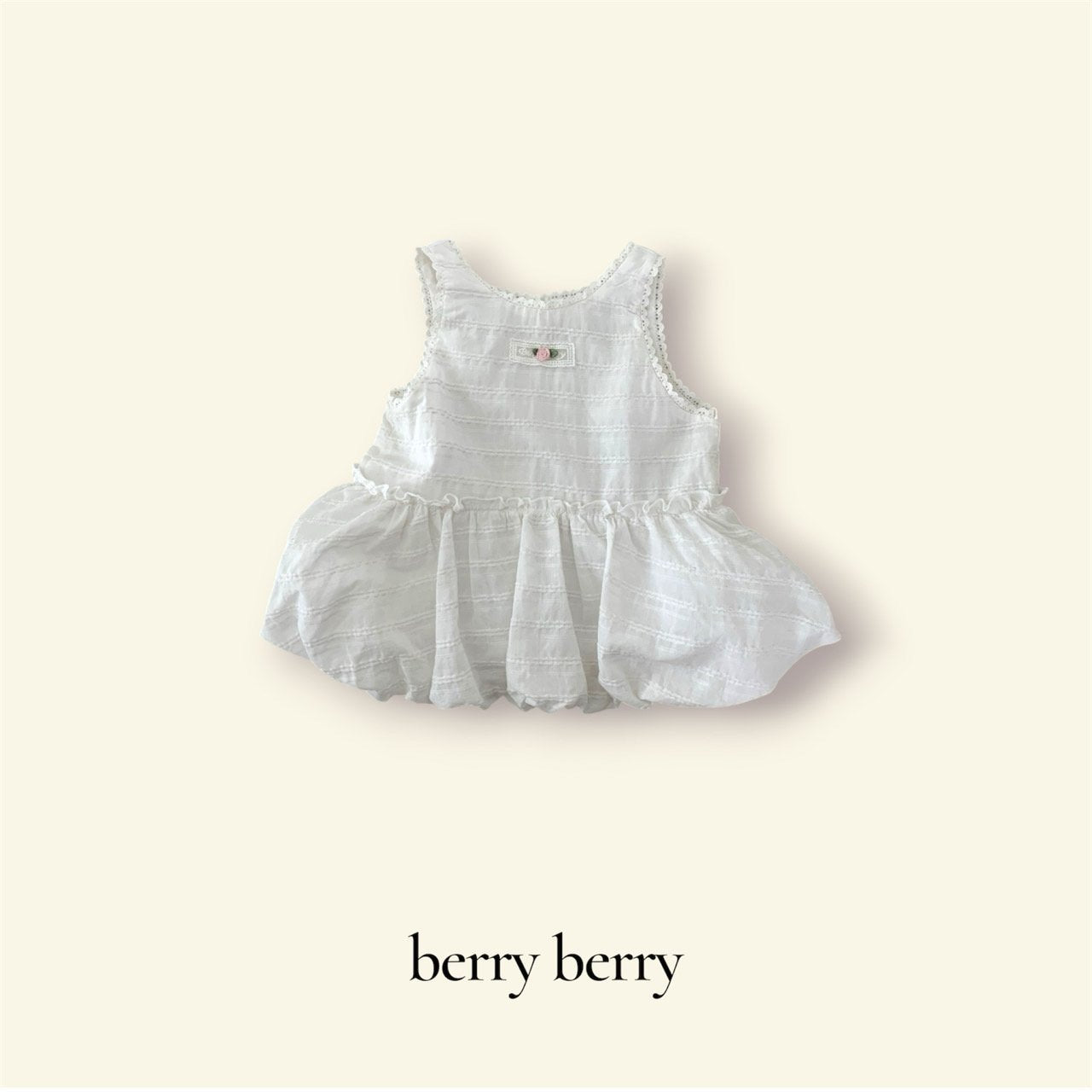 ［berry berry］Mu balloon sleeveless tops