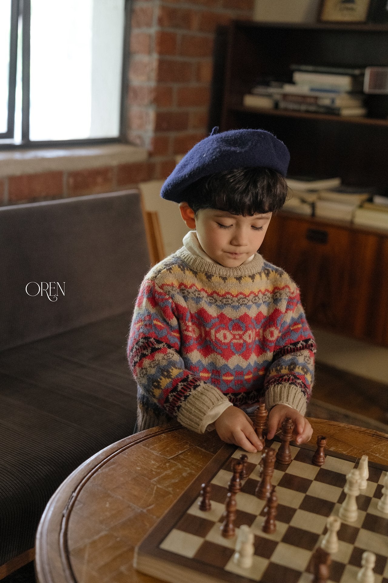 ［OREN］Wool beret (kids)
