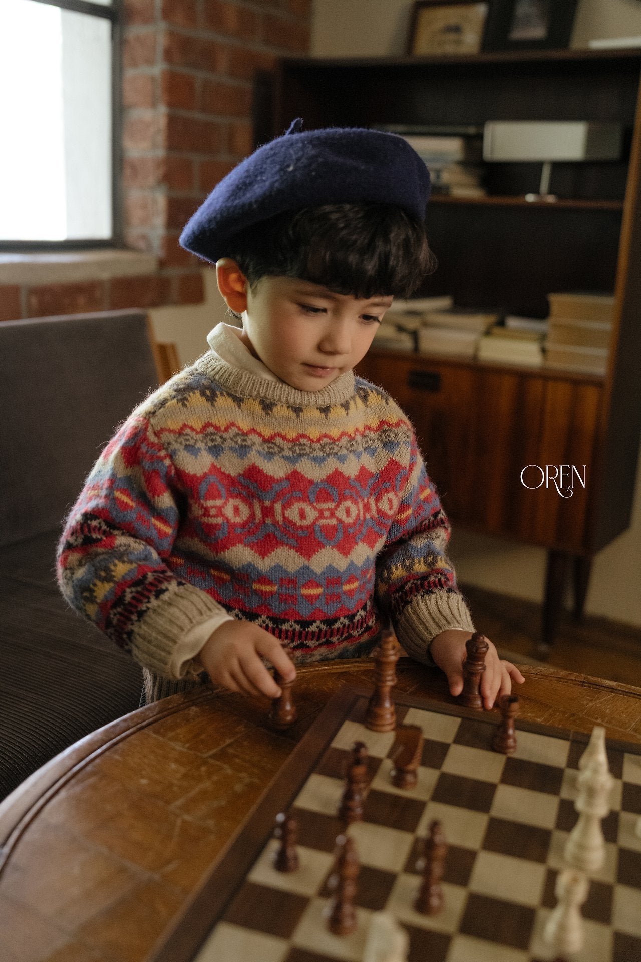 ［OREN］Wool beret (kids)