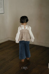 ［OREN］Maple embroidery denim pants