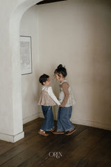 ［OREN］Maple embroidery denim pants