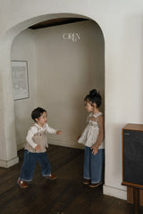 ［OREN］Maple embroidery denim pants
