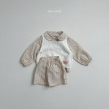 [minirobe] Square-neck knit vest
