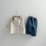 [minirobe] Autumn pocket denim pants