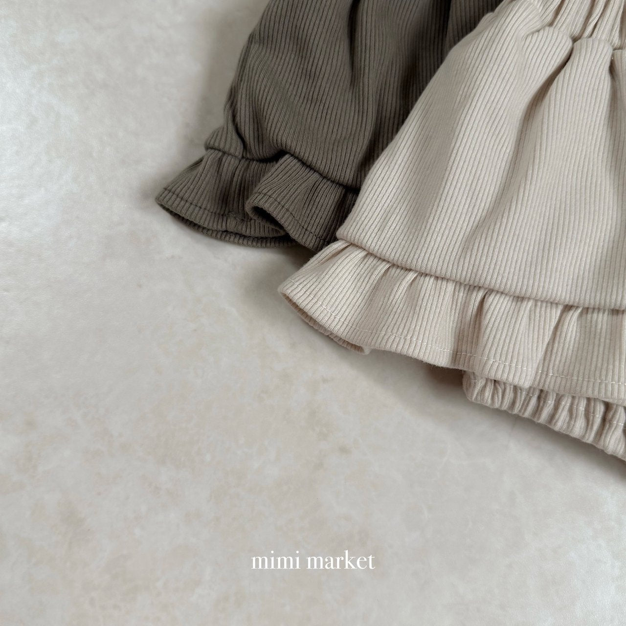 ［mimi market］Rib canncan bloomer
