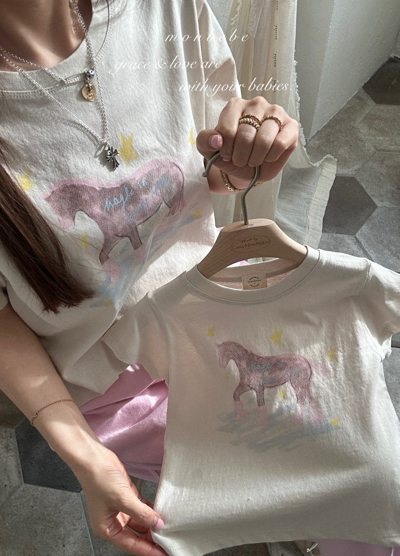 ［monbebe］Magic step tee (kids)