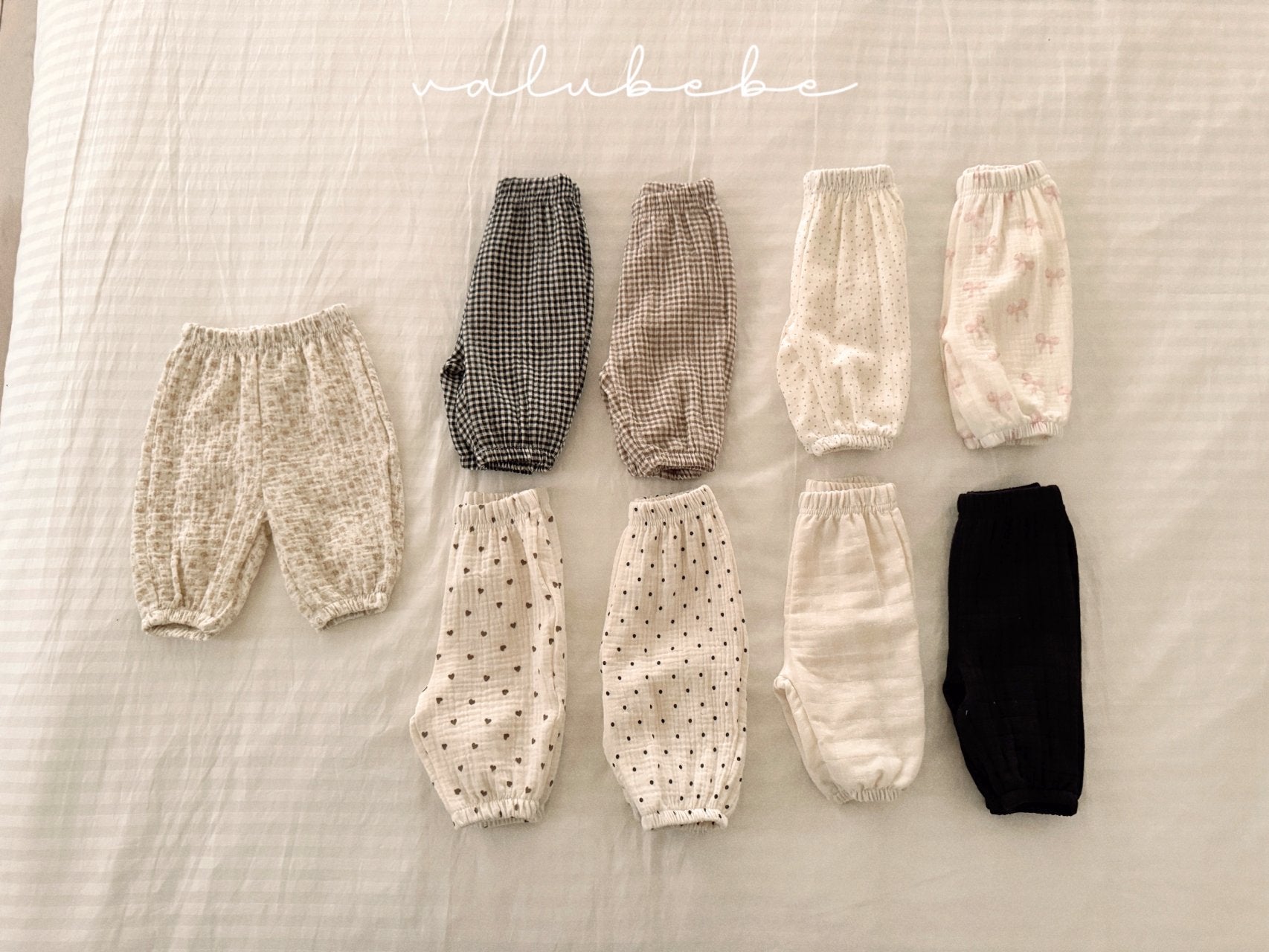 ［valubebe］Embossing pants