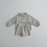 [minirobe] Toto check blouse