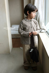 ［DISCO BONBON］Tonny check blouse
