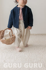 ［guru guru］Flower cardigan (baby & kids)