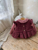 ［Mon petit bebe］Luane frill tee