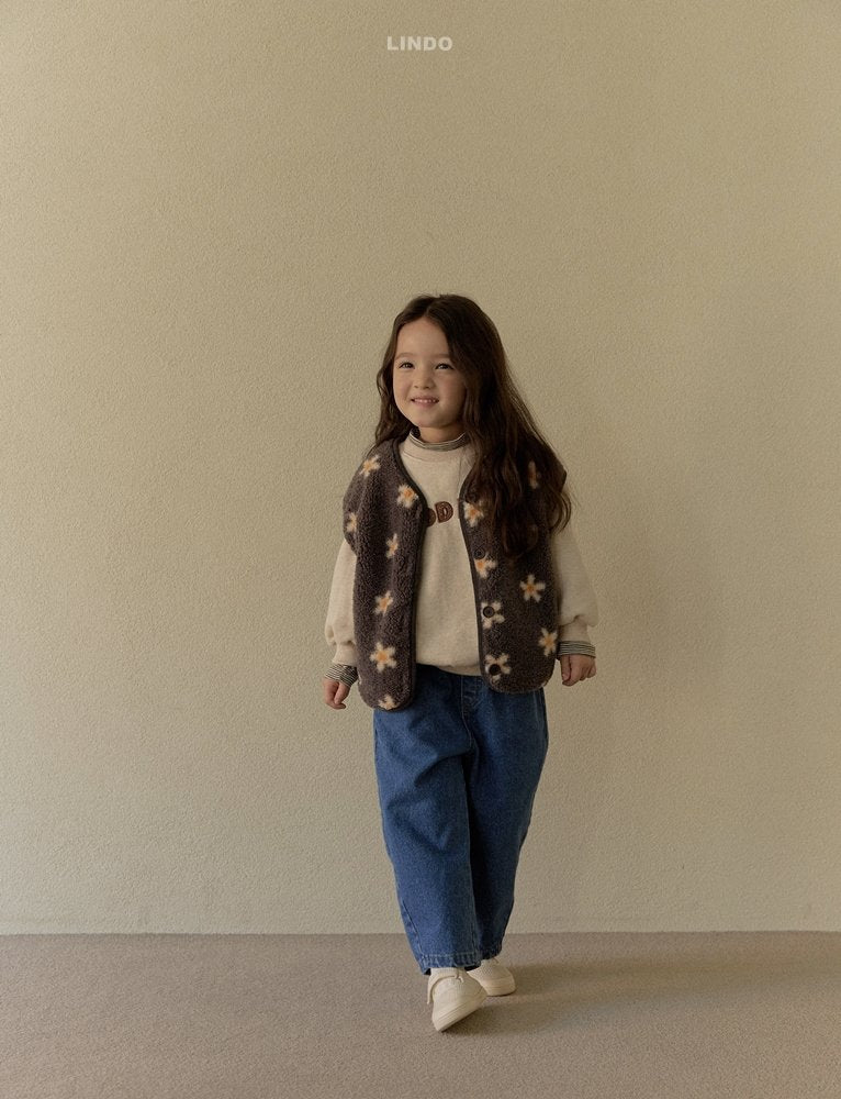 ［LINDO］Comma denim pants