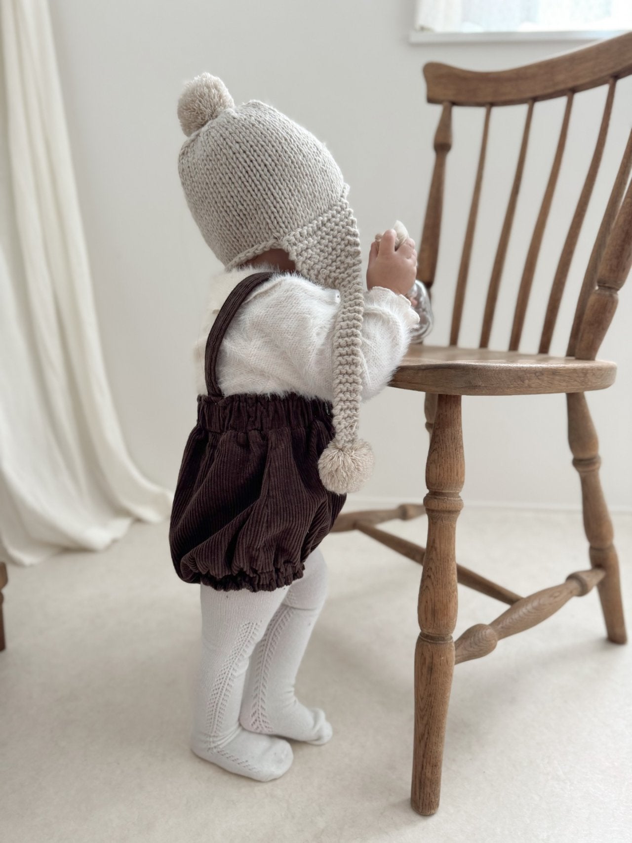 ［mimi market］Corduroy suspender bloomer