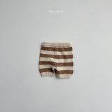 [minirobe] Striped knit pants