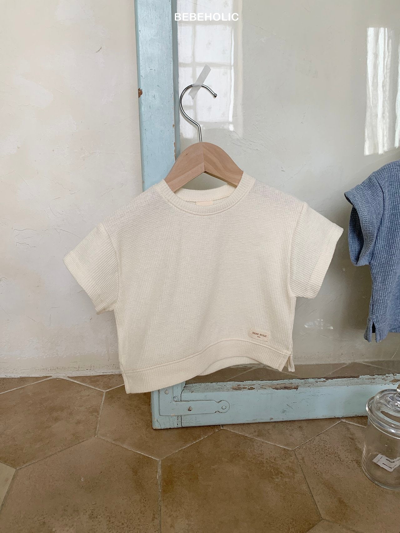 ［bebe holic］Rough waffle tee