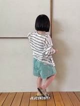 ［jejeunosity］Berry stripe cardigan