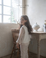 ［anggo］Cream vest