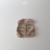 ［LINDO］Woody boa vest