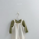 [minirobe] Curly suspenders jumpsuit