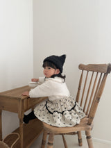 ［mimi market］Ribbon cancan skirt