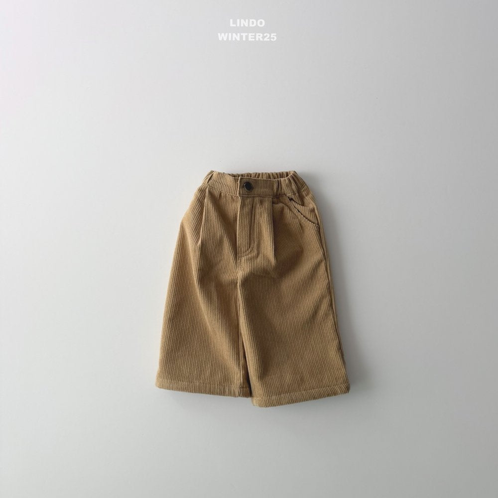 ［LINDO］Salt corduroy pants