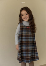 ［LINDO］Basic half neck tee