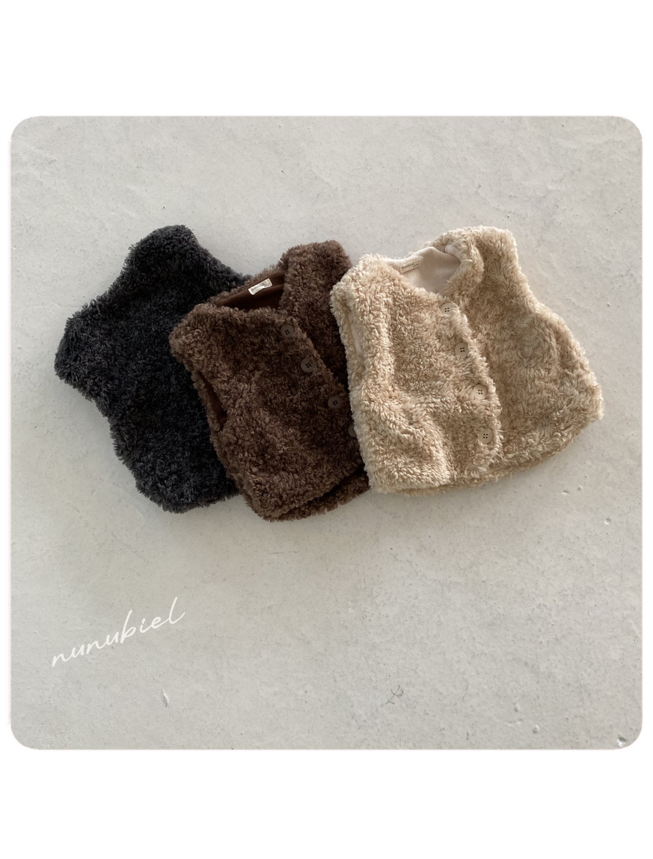 ［nunubiel］Fur vest