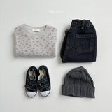 [minirobe] Autumn pocket denim pants